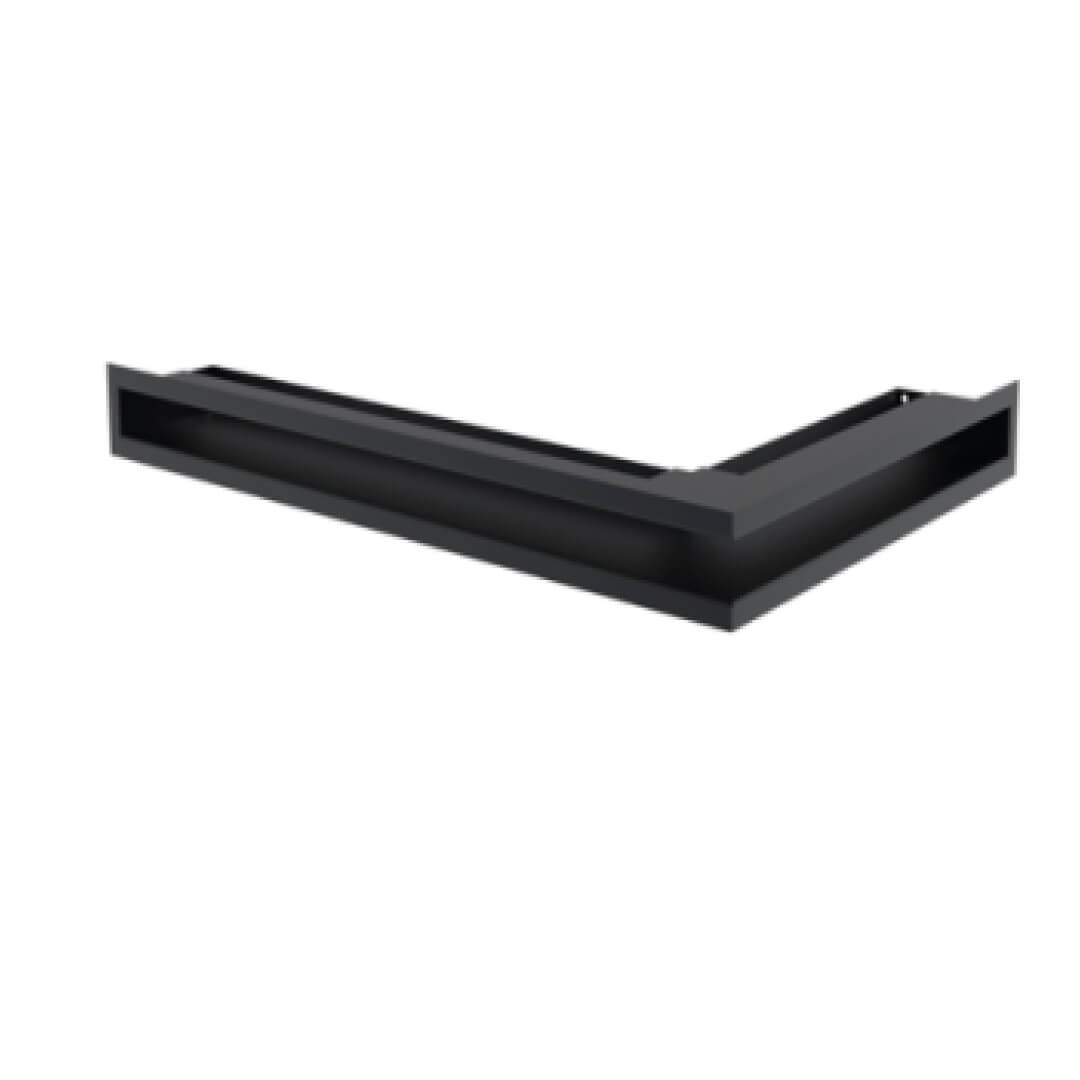 AERO luftkanal - 580x90x380 - Höger - Svart