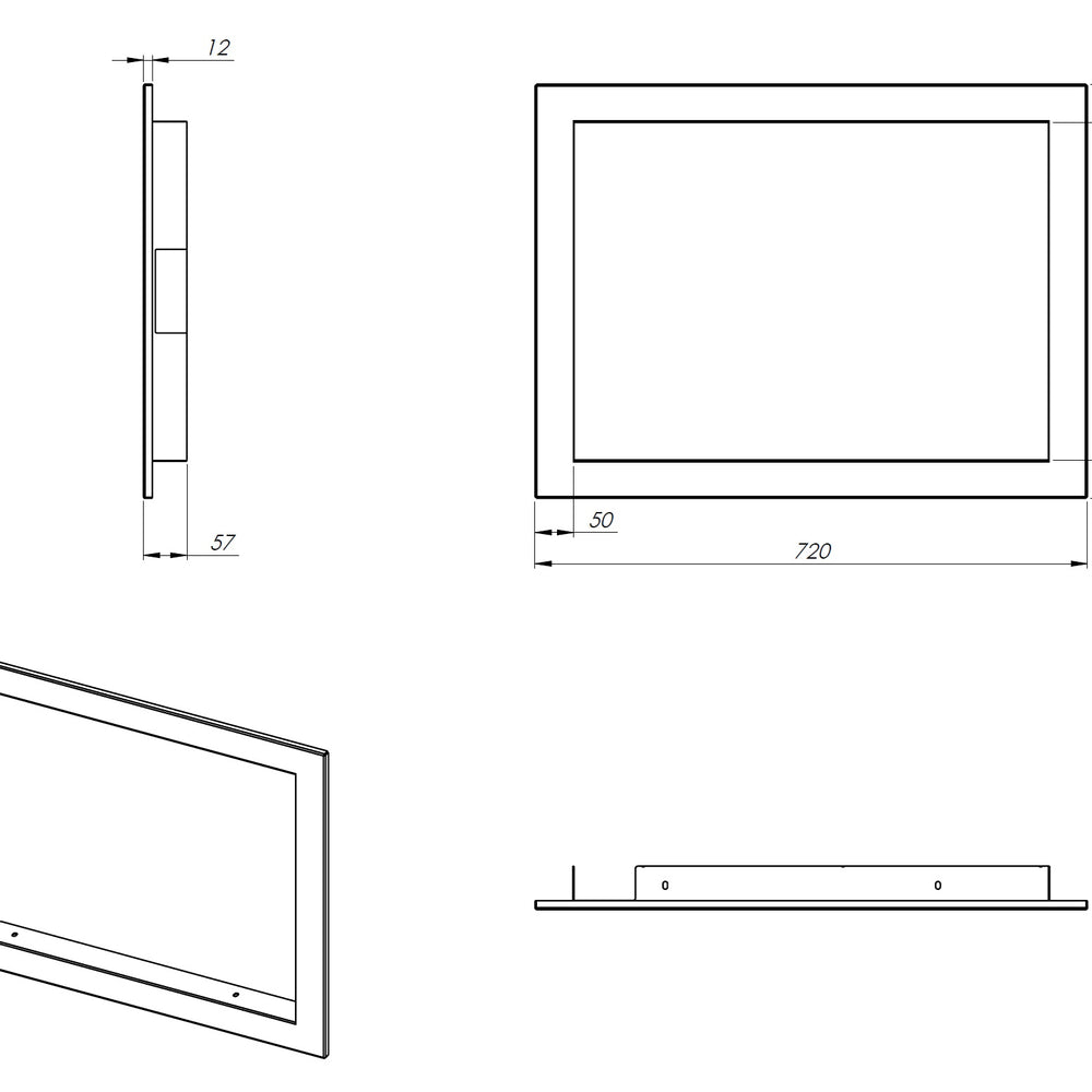 Ram för spisinsats Roten standard